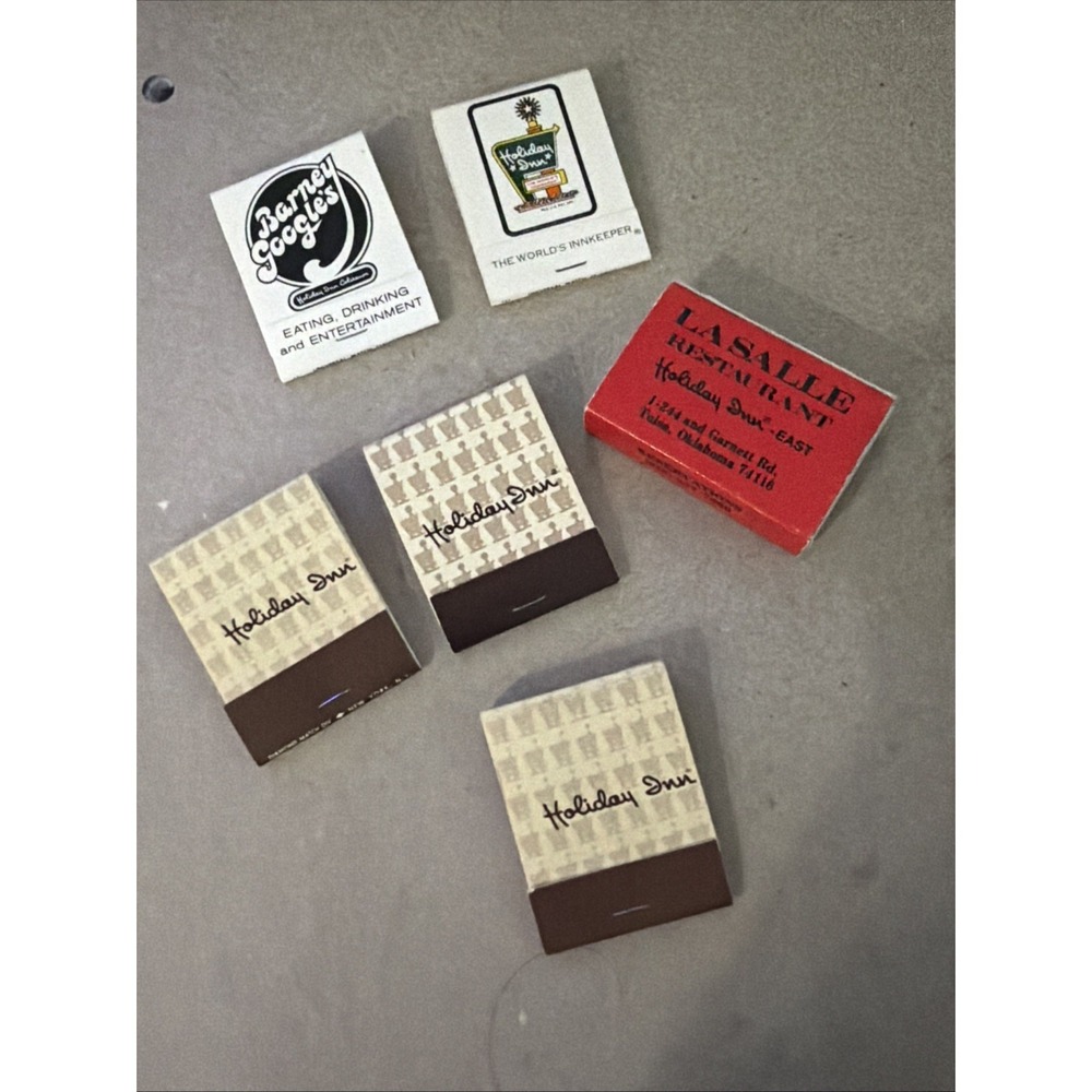Vintage Matchbook Lot of 6 Holiday Inn Hotel Matches Motel